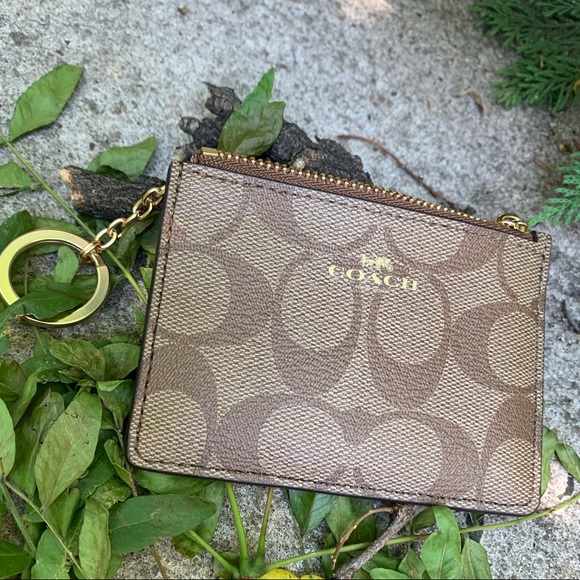 Coach Accessories - Authentic Coach sign leather skinny card/Keychain